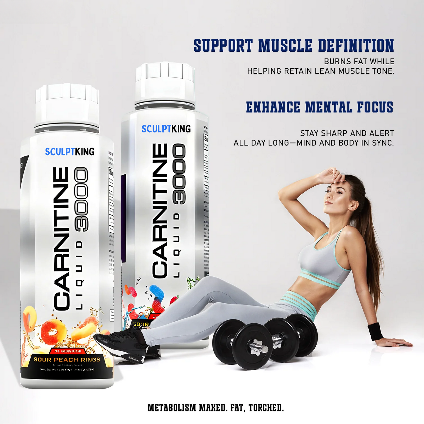 L-Carnitina 3000 para el metabolismo y la quema de grasas