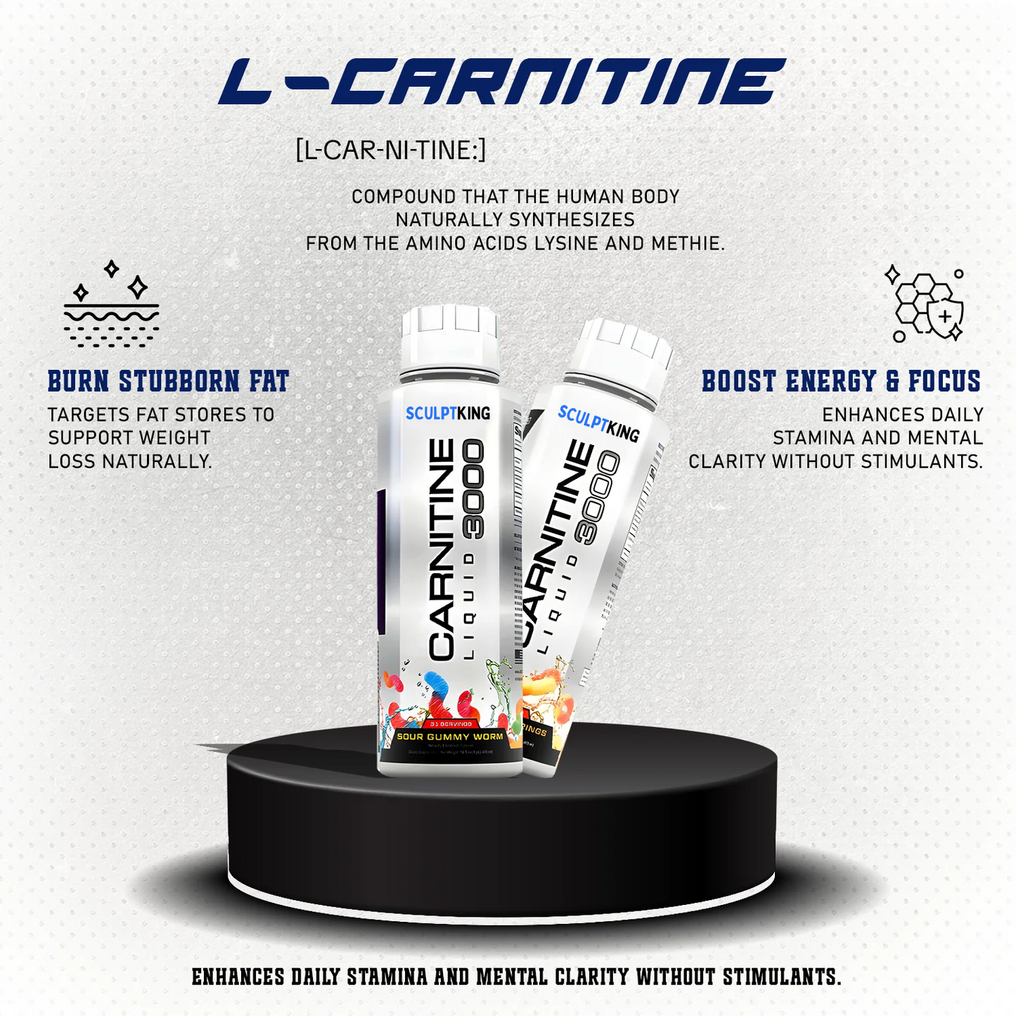 L-Carnitina 3000 para el metabolismo y la quema de grasas